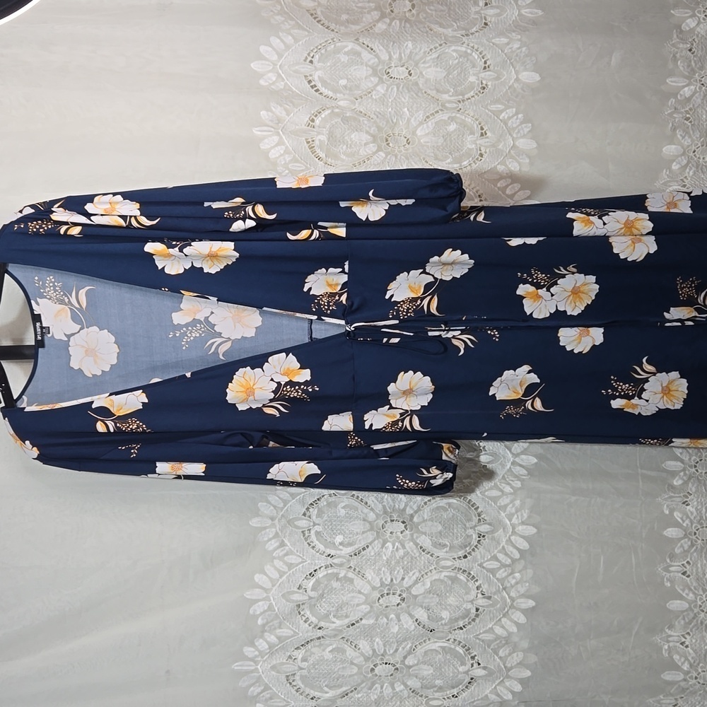UPS&DOWNS Floral Cover Up Duster size 3Xl